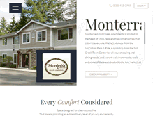 Tablet Screenshot of monterrainmillcreek.com